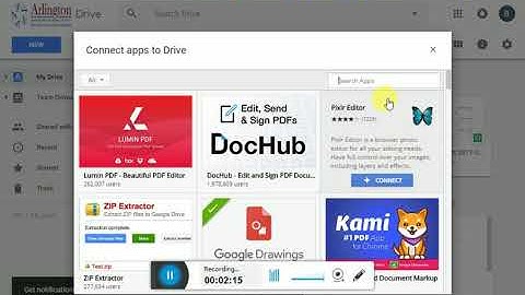 connect google drive with pixlr