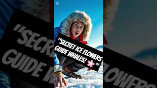 "Scientists Discover Secret Ice Flowers Under Greenland That Guide Whales! 🌸❄️"