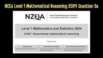 NCEA Level 1 Mathematical Reasoning 2024 Question 3a