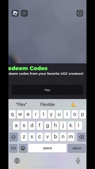 FLEX UGC Code (FlexUgc) #flexugccodes #shorts #code #roblox #2024 - YouTube