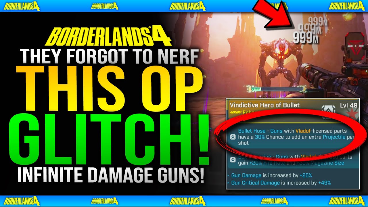 They FORGOT to NERF this BROKEN GUN DAMAGE GLITCH - Make Any Vladof Weapon OP in Borderlands 4