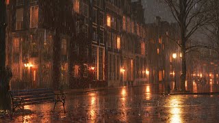 Rain Sound on an empty street puts you to sleep