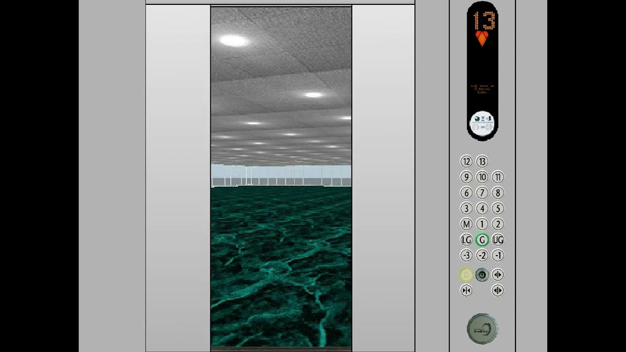 KONE EcoDisc elevator ride V8.2 (Random Scratch Projects TURBOWARPED