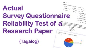 Actual Survey Questionnaire Reliability Test // Cronbach