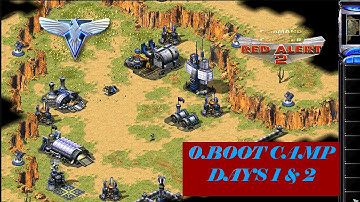 C&C Red Alert 2 Allied Campaign(Hard difficulty) Boot Camp Day1&Day2