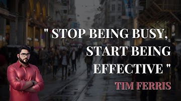 Productivity Hacks: Stop Being Busy, Start Being Effective