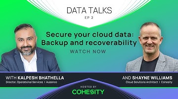 Data Talks: Secure your cloud data - Backup and recoverability