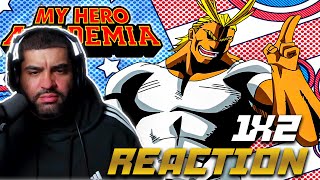 FIRST TIME WATCHING *My Hero Academia* ANIME REACTION - 1x2 "What It Takes To Be A Hero"