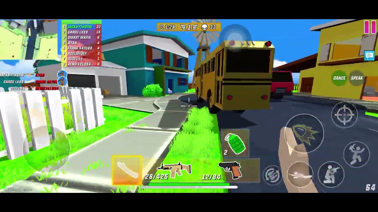 I'm progameplay 43 kills 4 death.