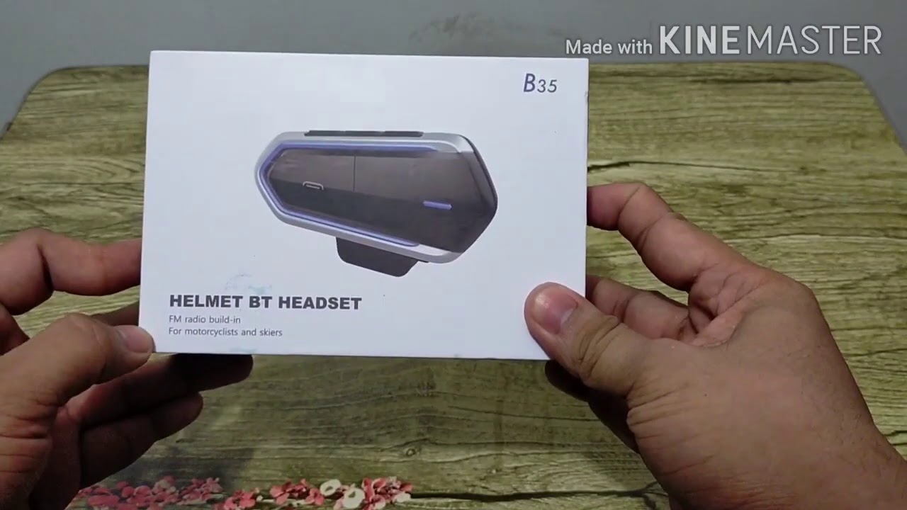 Raad eens Individualiteit regen Unboxing B35 Helmet Bluetooth Headset - YouTube