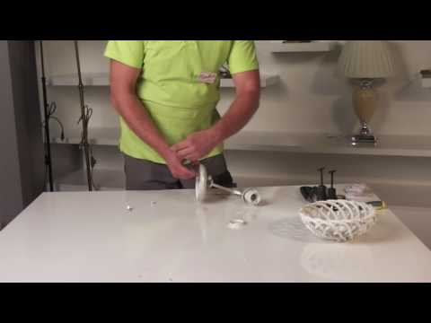 Сборка светильника Arte lamp A5358AP-1WG Twisted