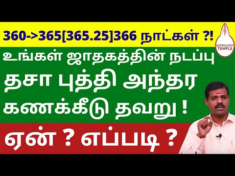 Dasa Bhukthi | Dasha Bhukti |Dasa Bhukthi Antharam |Dasaa Bhukti |தசாபுத்தி அந்தரம்| தசாபுக்தி Antar