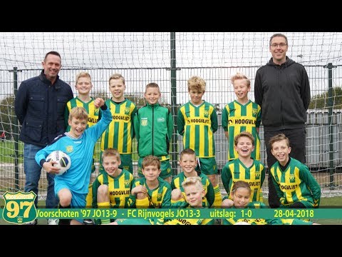 Voorschoten '97 JO13-9 - FC Rijnvogels JO13-3