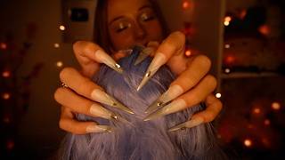 ASMR head massage and scratching for instant sleep