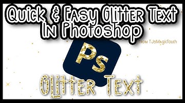 How to Create Glitter Text in Photoshop | Beginner Friendly