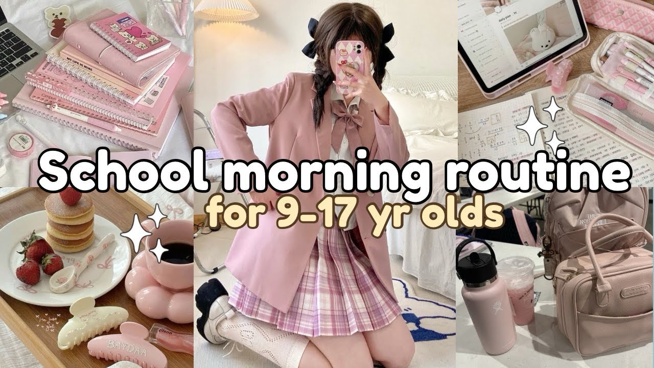 Утренний распорядок дня для школьников 9-17 лет ✨ | Спокойный и расслабляющий