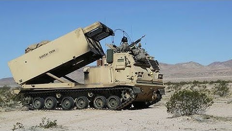 M270 MLRS- Multiple Launch Rocket System Weapons