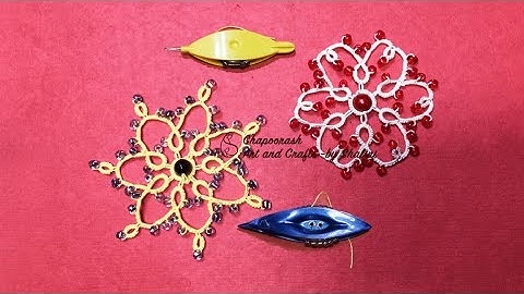 #DIY #Tatting | Beautiful #Flower with #beads | Episode – 27