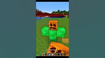 Minecraft How to spawn Emerald Golem 📈 #minecraft #shorts