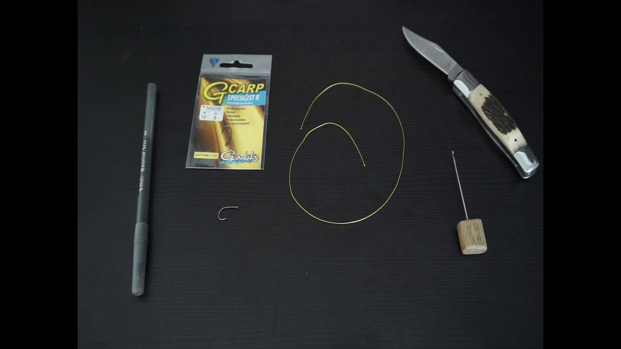 How to Tie a Hair Rig For Carp YouTube