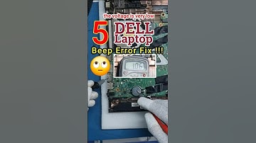 Fix Dell Laptop 5 Beep Error in Minutes! 🔧💻
