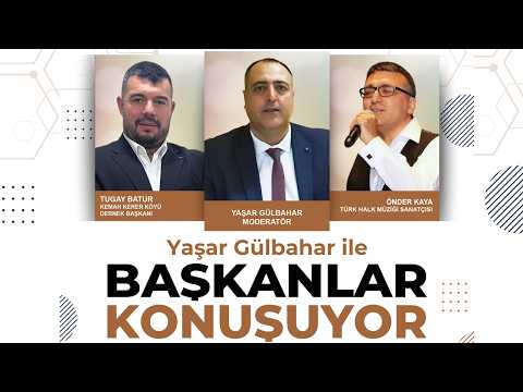 Başkanlar Konuşuyor Programının bu haftaki konukları Kemah Kerer Köyü Dernek Başkanı Tugay Batur