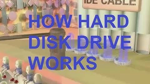 How hard disk drive works - 3D Animation video