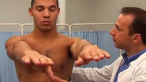 Rombergs test/teken - Proprioceptie-evenwichtstest