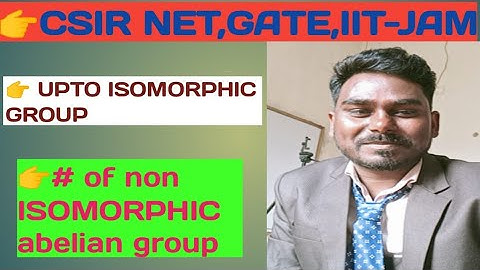 🇮🇳#Number of non-isomorphic Abelian group#🔥Upto-isomorphism🔥CSIR NET🔥GATE🔥IIT-JAM