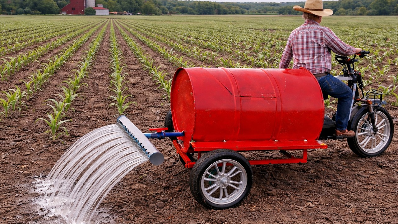 Это изобретение поразило миллионы! Превращает старый электромобиль в профессиональную поливочную