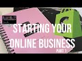 Tips/advice to know before using SHOPIFY and starting your online BUSINESS || PART 1