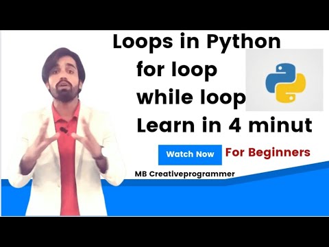 For Loop in Python #9 | python Tutorial For Beginners | All about Loops ...