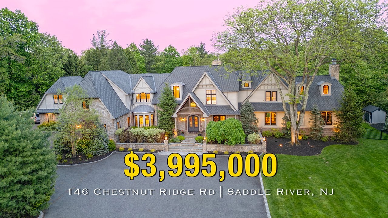 Inside This $3,995,000 Luxury Saddle River Estate | Linda Rowe | Luxury Real Estate