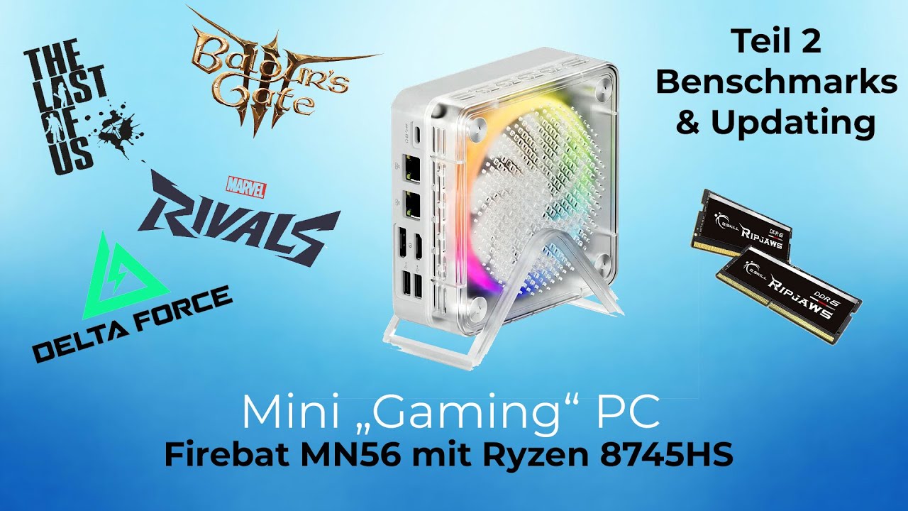 Mini-PC-Reihe TEIL 2 🔥 Firebat MN56 ⚠️ Kann man damit spielen? 🚀 Welches Upgrade ist möglich?