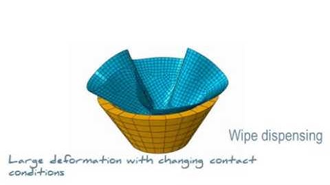 SIMULIA Abaqus Contact large deformation