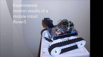 Tracked mobile robot Rover5: velocity control
