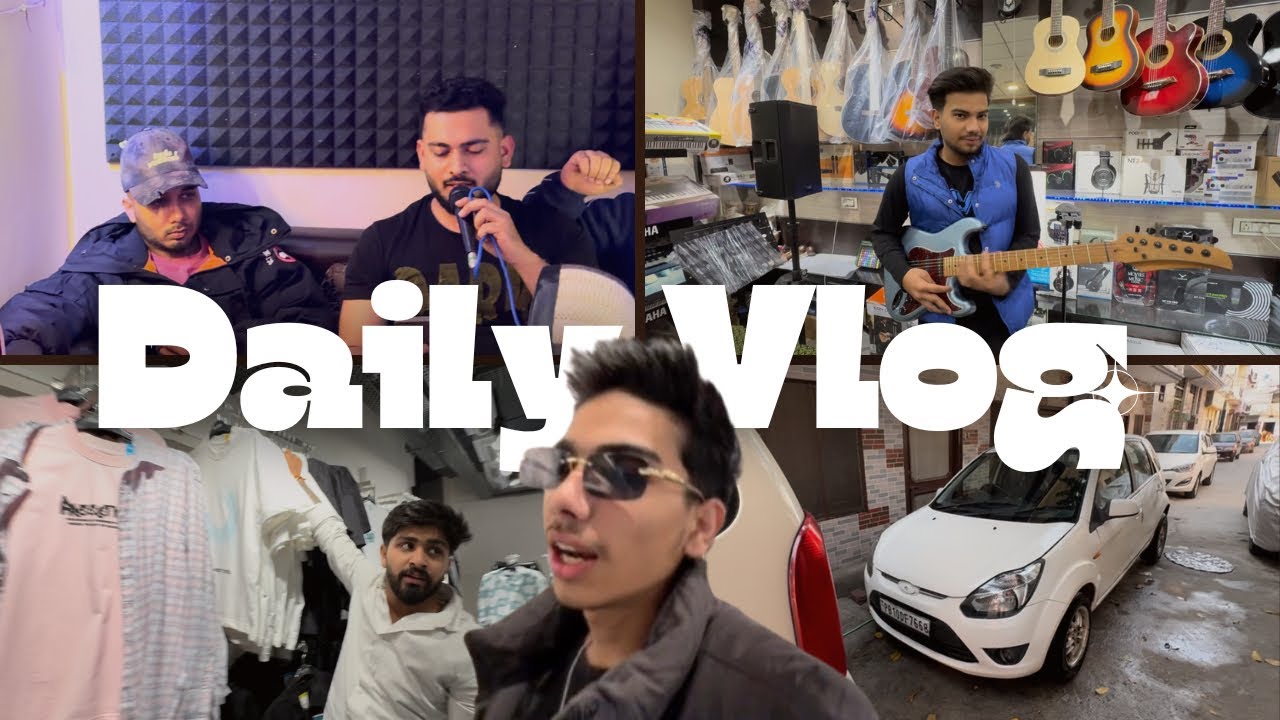 Gaddiya wash kitiya apniya | electric guitar buy krn di planning | show de lyi shopping kiti 