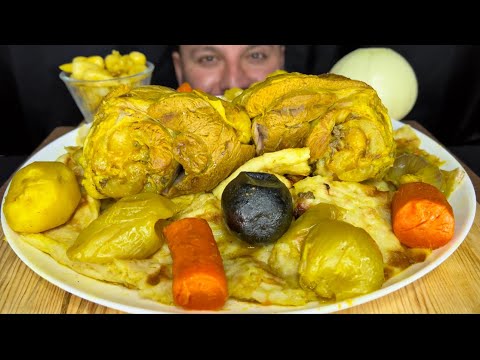تشريب عراقي أصفر مع أفخاذ الخروف من أشهر اكلات العراق الدسمه