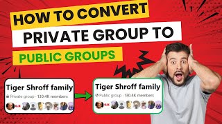 Secret trick to change your Facebook group from Private to Public super fast 2025
