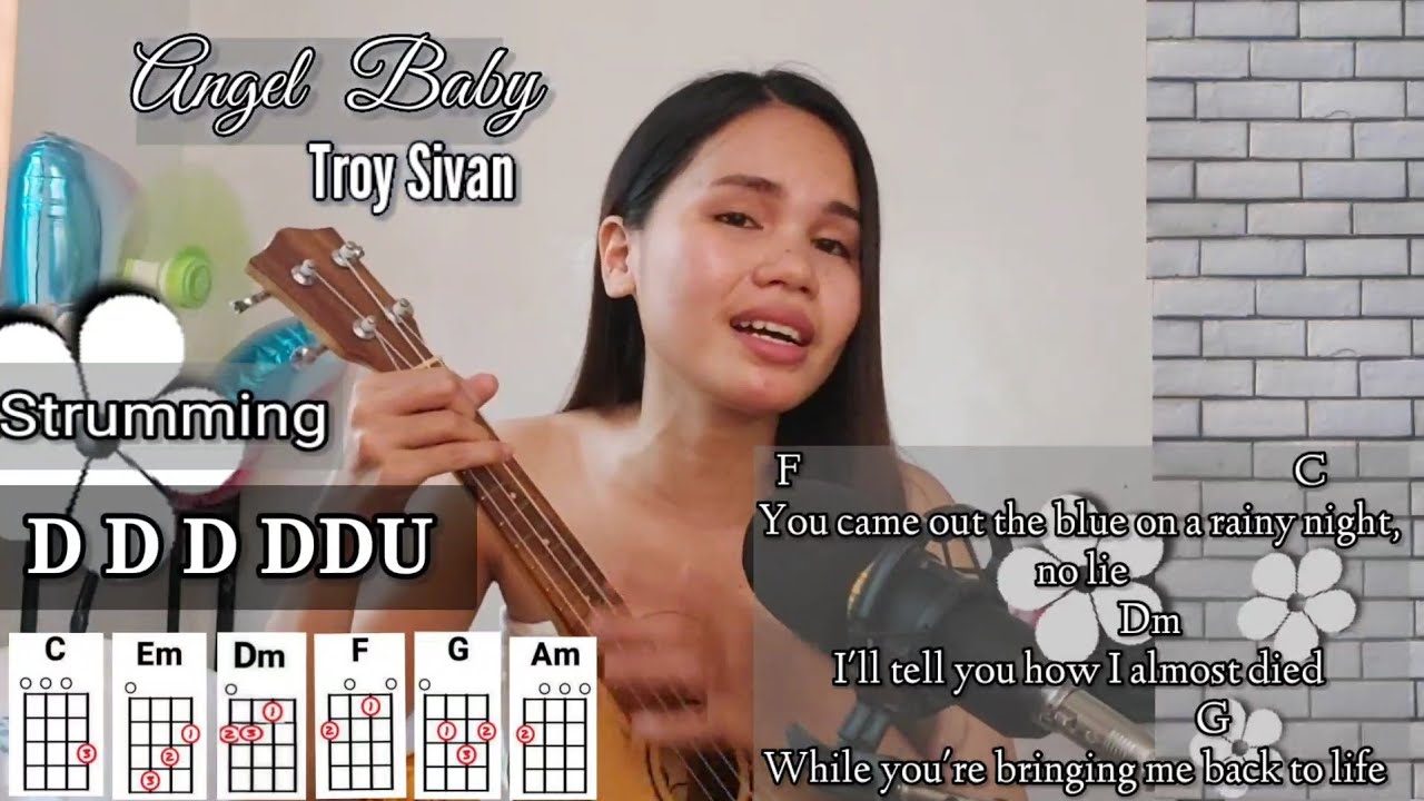 Angel Baby By Troye Sivan Easy Ukulele Tutorial Cover YouTube
