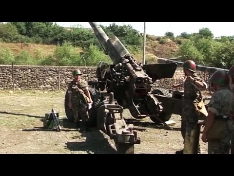 Артсборы в Армии Обороны Нагорного Карабаха/Artillery Exercises  In Artsakh [Nagorno-Karabakh]