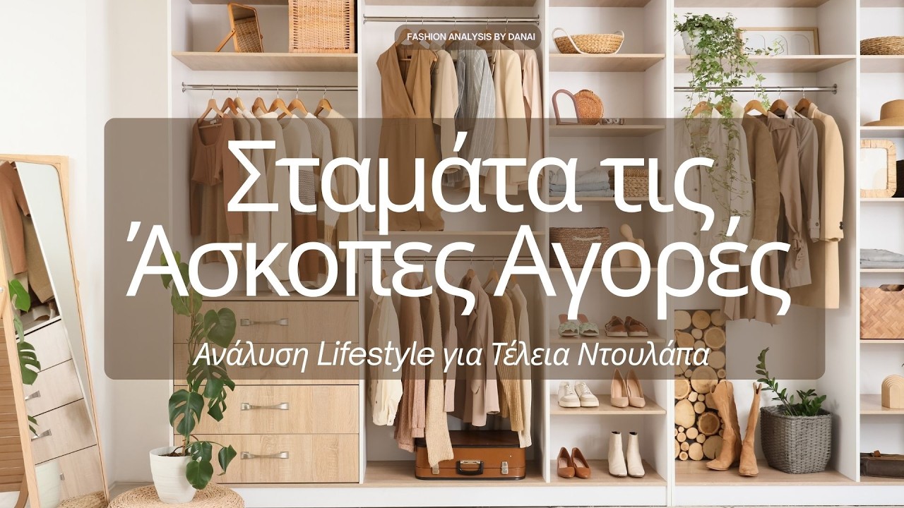 Σταμάτα τις Άσκοπες Αγορές: Ανάλυση Lifestyle για Τέλεια Ντουλάπα