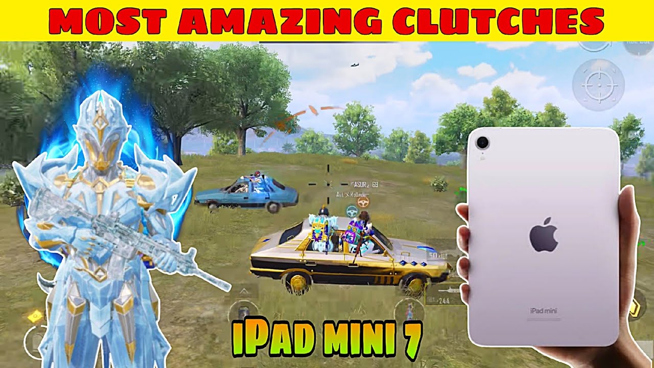iPad Mini 7 Smooth+Extreme Graphics 🔥/ iOS 18.3.2 PUBG/BGMI GAMING Test 😍/ New 3.7 Update!