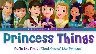 Video thumbnail of "Princess Things- Color Coded Lyrics | Sofia the First "Just One of the Princes" | Zietastic Zone👑"