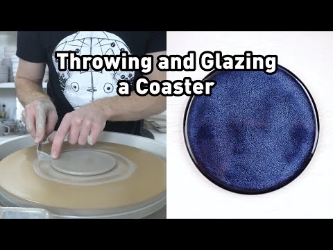 How to Throw and Glaze a Ceramic Coaster