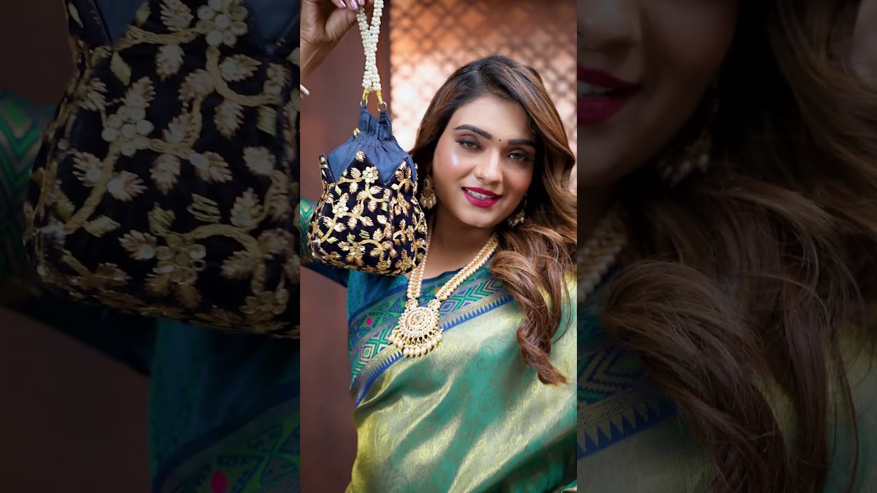 Rama Blue Soft Pure Banarasi Tissue Silk Saree
