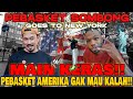 PEBASKET SOMBONG NGACAK-NGACAK LAPANGAN BASKET NEW YORK!!!