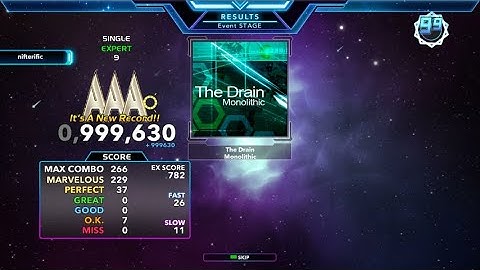 The Drain (ESP-9) PFC 37p (StepMania, Judge 6)