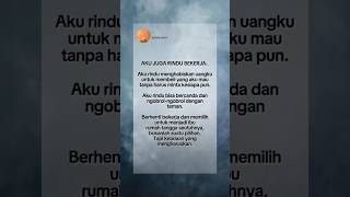 Aku Rindu Bekerja shorts quotes ceritaperempuan