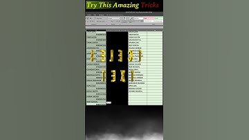 Try This Amazing tricks use in MS Excel Sheet #tipsandtricks #tutorial #shorts #excel #viralshort
